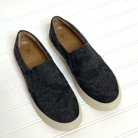 Frye Lena Camo Slip On Sneakers size 6.5 ~620 - Picture 5 of 16